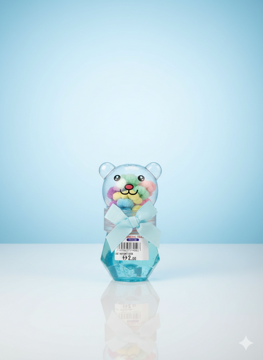 Bear-Themed Hair Ties Container