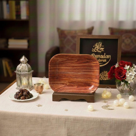 Wooden Serving Tray Square