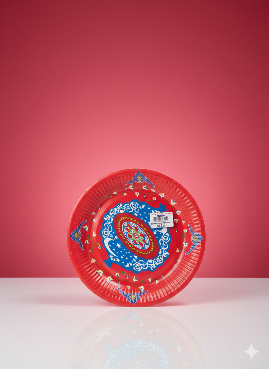 Decorated Paper Plates