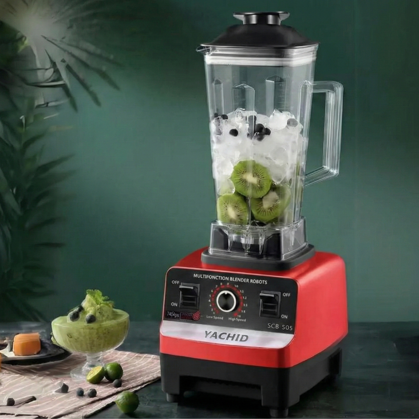 Heavy-Duty 5500W Commercial Blender by Silver Crest | German Quality 2-in-1 Mixer & Grinder (2 Liters)