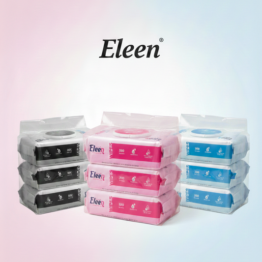 Eleen Premium Wet Wipes X80 3 Packs