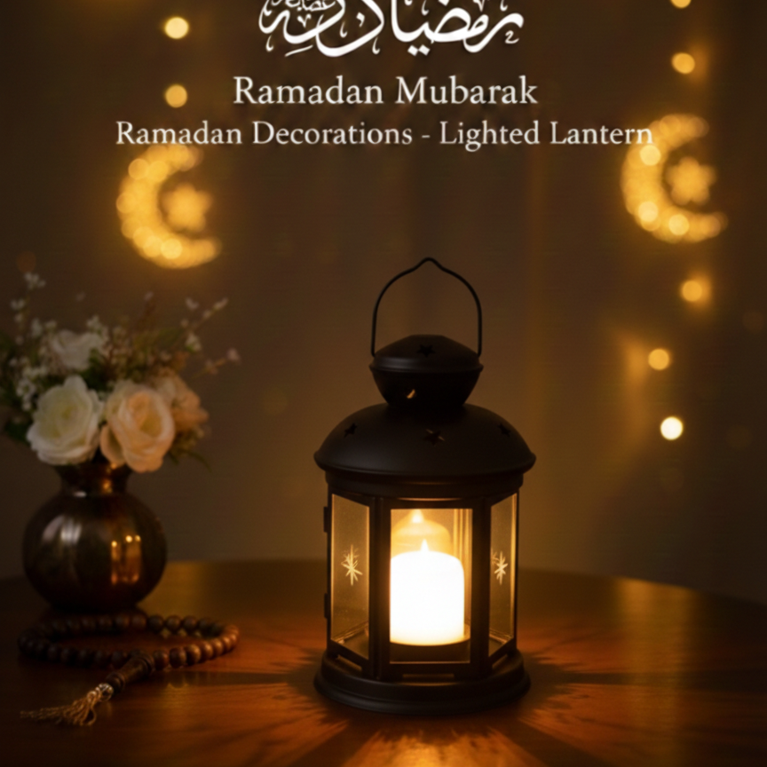 Ramadan Light white Medium Size