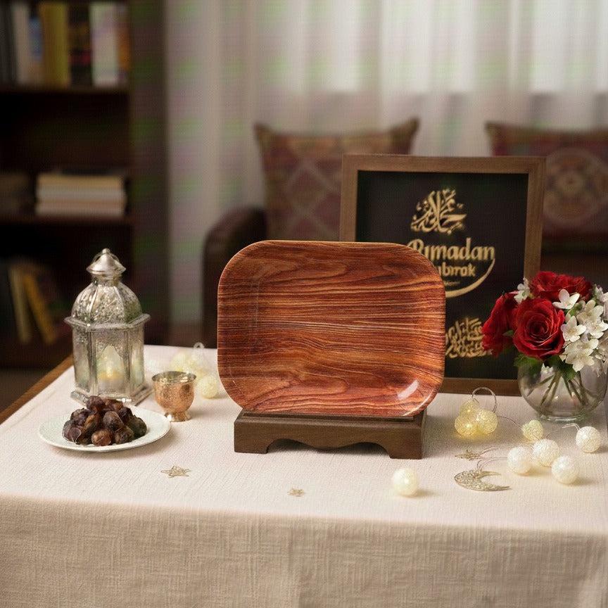 Wooden Serving Tray Square